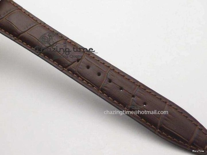 MIROTIME 0208 Pilot Chrono RG 3878 ZF Best Edition Grey Dial On Brown Leather Strap A UrbanChic 7330